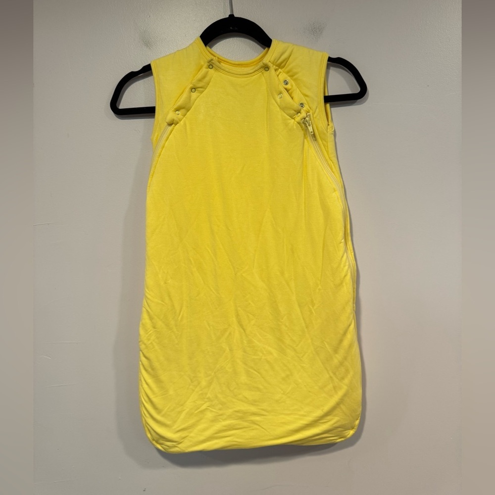 Yellow Kickee Pants 0-6 months bamboo sleep sack